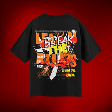 Trendy Break The Rules Oversized Fit Tee