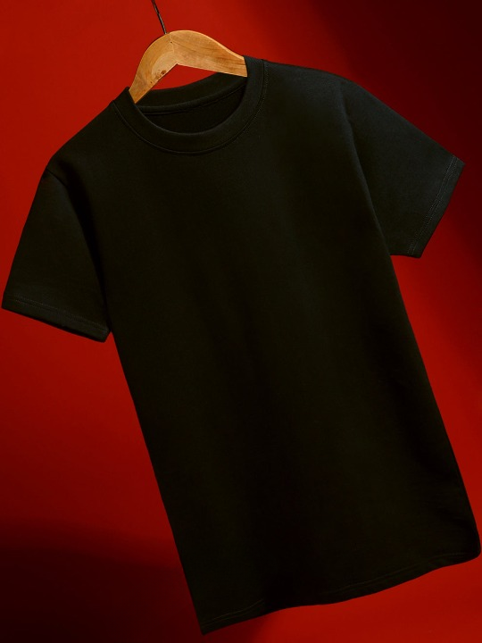 Classic Black Regular Fit Tee