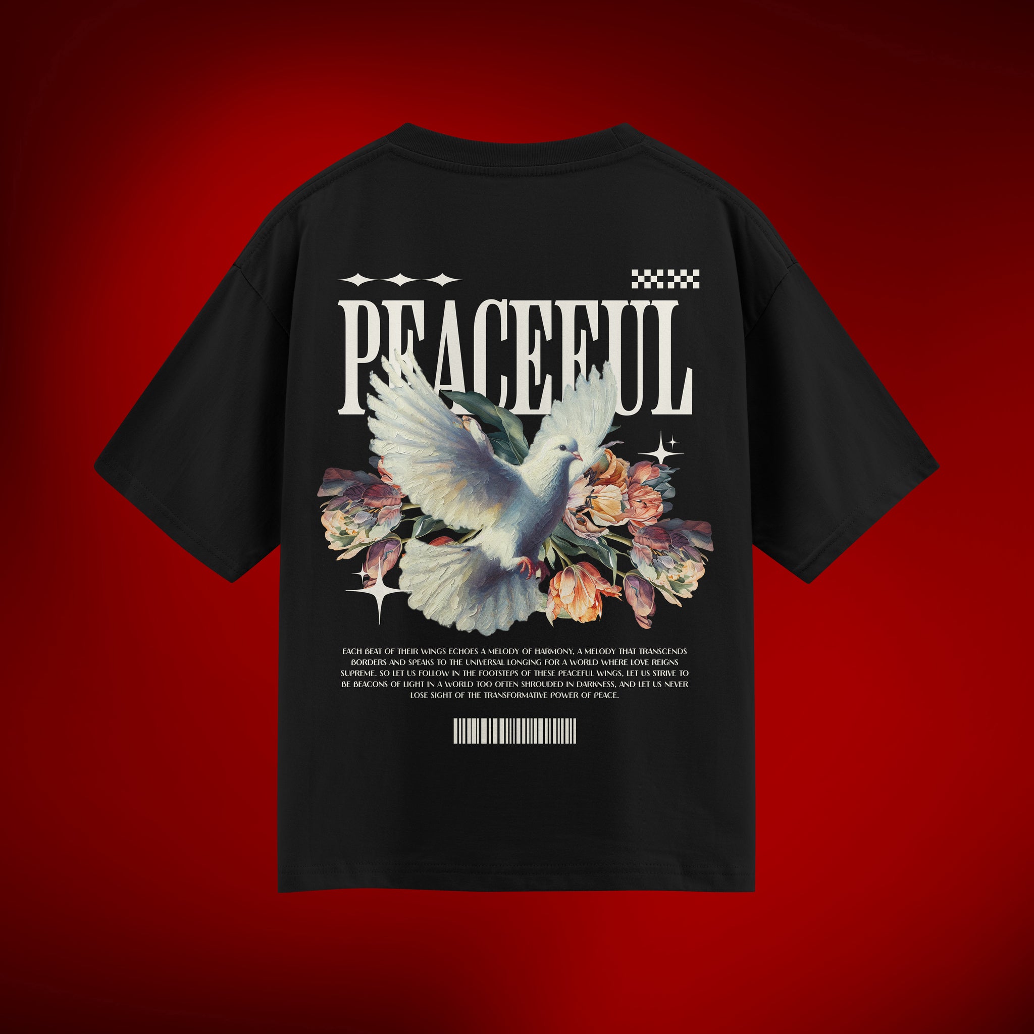Peaceful Men's Oversized Tee